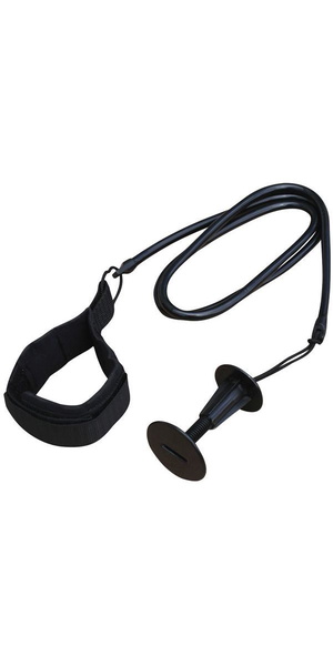 2026 Vision Basic Straight Bodyboard Leash VN-VNLBBS - Black